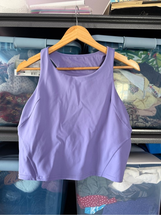 lululemon athletica Tops - Lululemon Align Lavender Purple Women's Sleeveless Crop Tank Bra Top 14